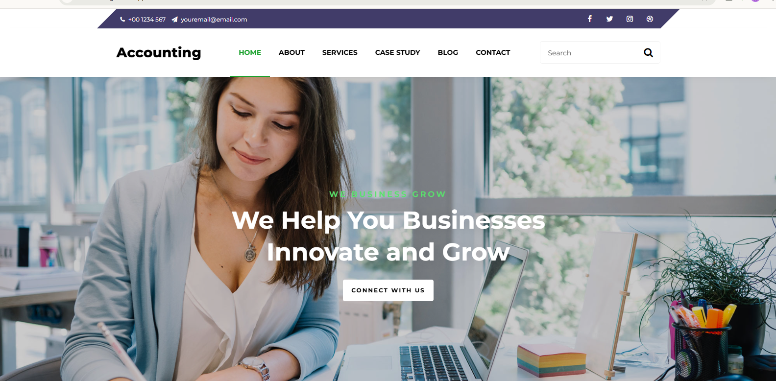 Acccounting - Financial Services Site